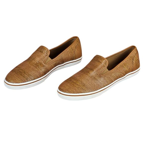 Lauren Ralph Lauren Janis Womens Fashion Slip on Sneakers - Tan - Picture 5 of 11